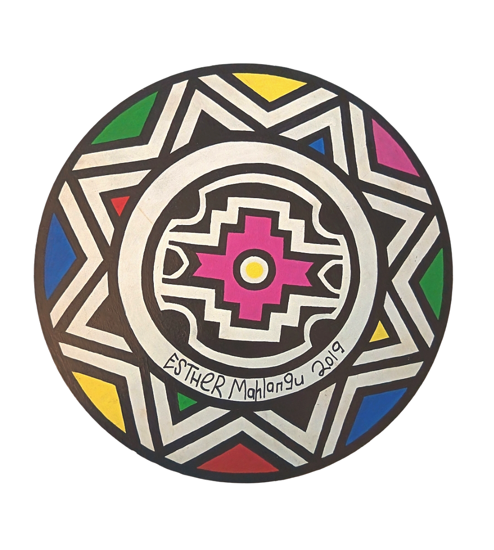 Esther Mahlangu - Ndebele Mural Circle