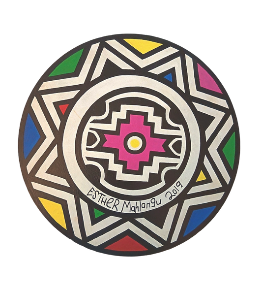 Esther Mahlangu - Ndebele Mural Circle